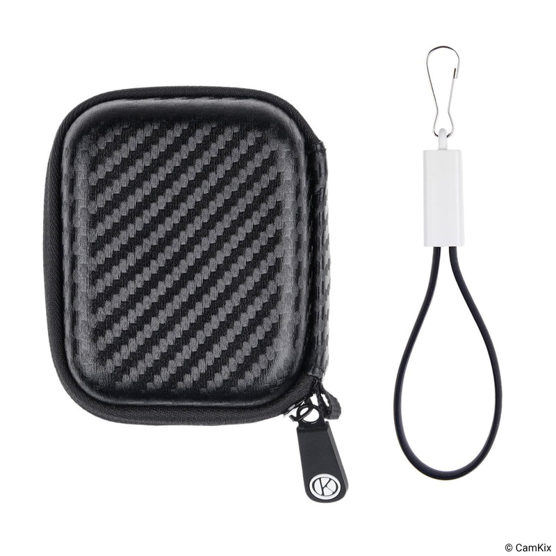 [Australia - AusPower] - Protective Case for Ledger Nano S Bitcoin/Cryptocurrency Wallet Including USB Strap for Transport, Power and Data Transfer - Durable Nylon Hardshell Case with Mesh Pocket - Light, Secure 