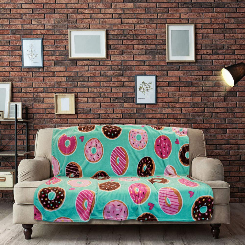 [Australia - AusPower] - Infinity Republic - Donut Day Dreams Super Plush Blanket - Perfect for Gifts, Kids, Teens, & More! 