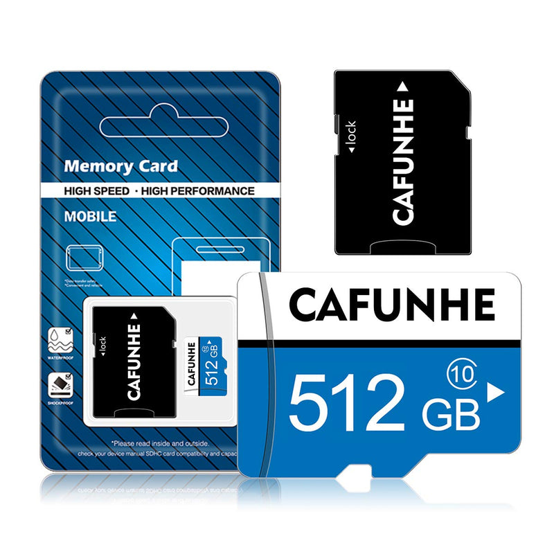 [Australia - AusPower] - 512GB Micro SD Card 512GB TF Card 512GB Memory Card for Android Smartphone,Digital Camera Class 10 Micro Memory SD Card 512GB with SD Card Adapter 