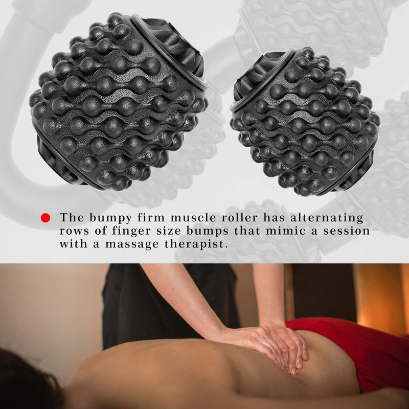 [Australia - AusPower] - Muscle Roller, Trigger Point Muscle Roller for Calves, Leg, Arms, Tennis Elbow and Golfer Elbow, Foam Roller Deep Massage Tool for Relieve Muscle Soreness, Stiffness and Tight Muscles 