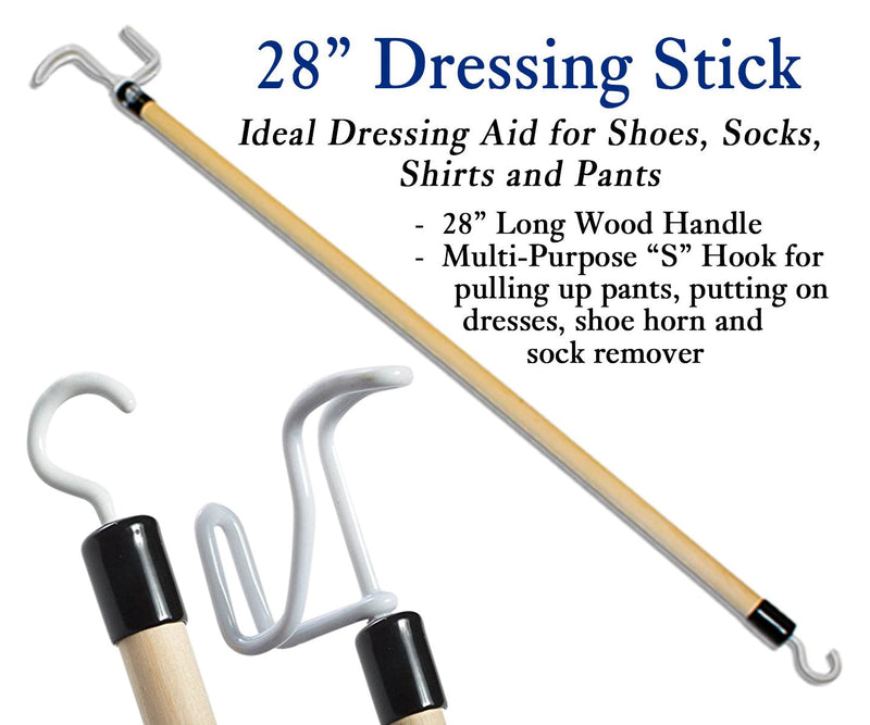 [Australia - AusPower] - RMS Deluxe 5 Piece Set Hip Kit - Ideal for Recovering from Hip Replacement, Knee or Back Surgery, Mobility Tool for Moving and Dressing (26 Inch Reacher) 