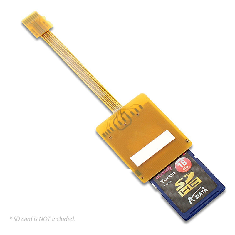 [Australia - AusPower] - CY 10cm Soft Flat Micro SD TF Memory Card Kit Male to SD Female Extending FPC Cable 