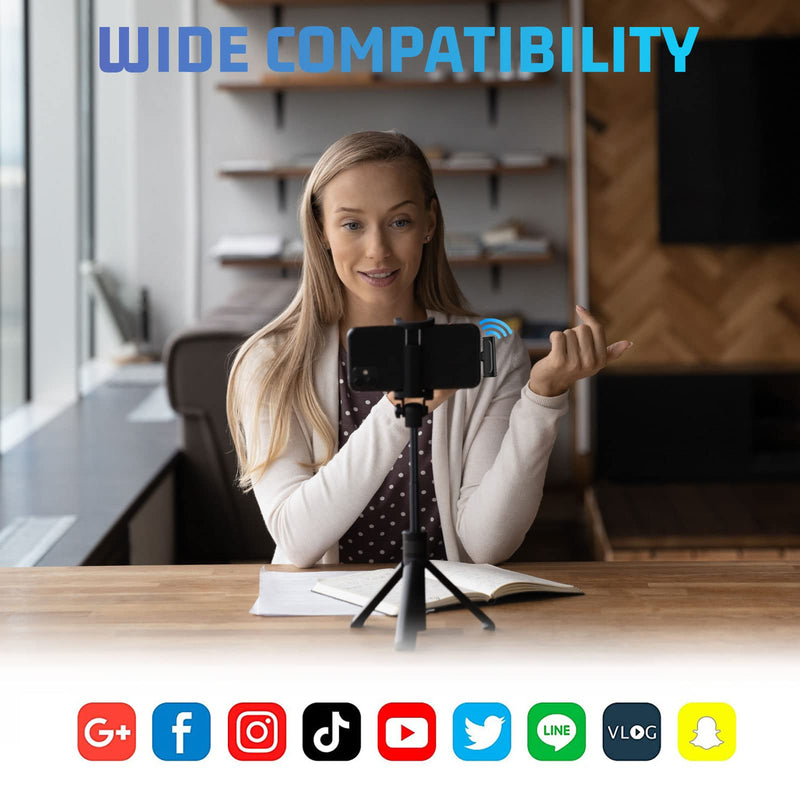 [Australia - AusPower] - Wireless Lavalier Microphone Compatible with iPhone ipad,Suitable for YouTube,TikTok,Video Recording,Vloggers,Facebook Live Stream,Plug&Play Auto-Sync Noise Canceling Wireless Clip on Microphone Black 