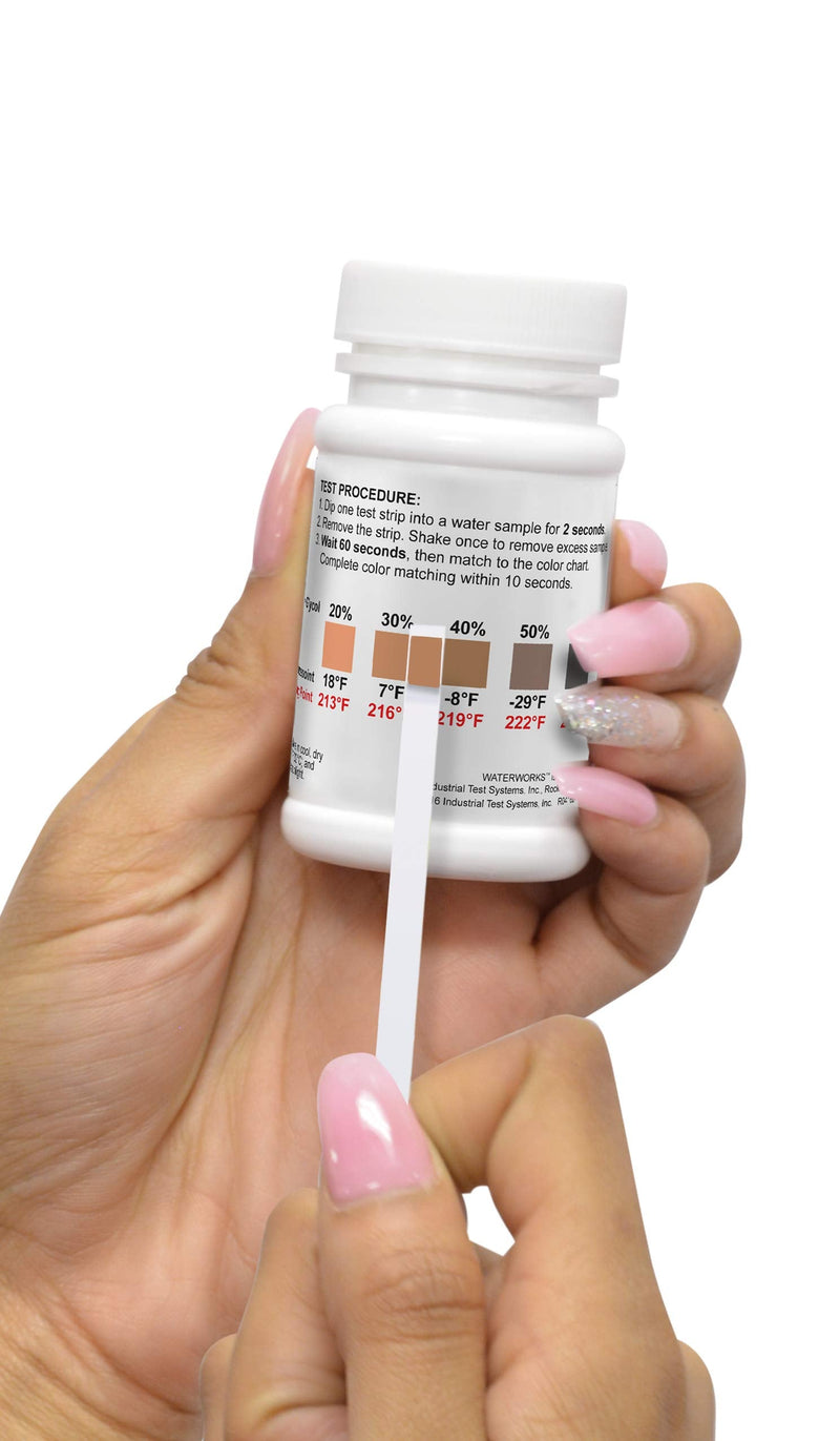 [Australia - AusPower] - Industrial Test Systems 480067 WaterWorks Propylene Glycol Check Test Strips 
