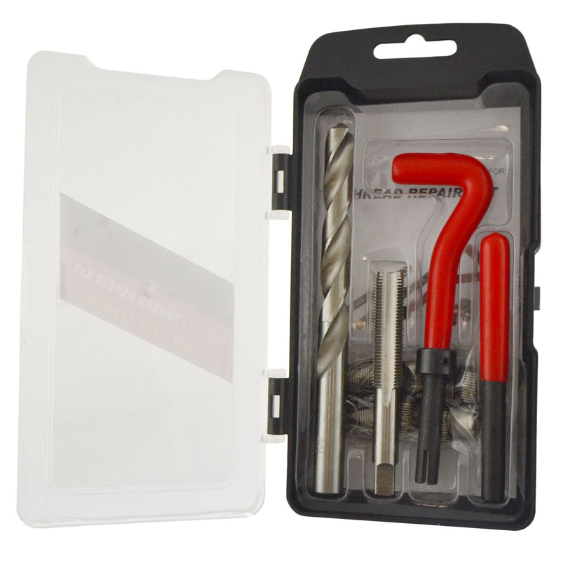 [Australia - AusPower] - AB Tools-Neilsen M12 x 1.25mm Thread/Tap Repair Cutter kit helicoil 15pc Set Damaged Thread 