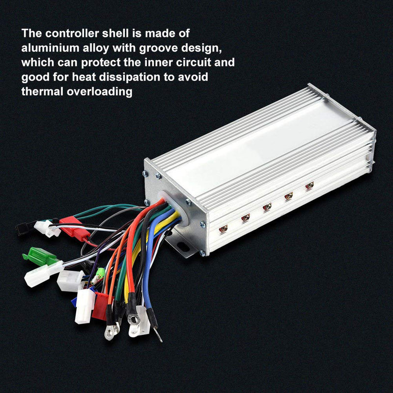 [Australia - AusPower] - Controller Motor Brushless Gorgeri 36/48V 1000W Brushless Controller Bicycle Aluminium Alloy Brushless Speed Motor Controller for Electric Bicycle Scooter for Ebike Controller 