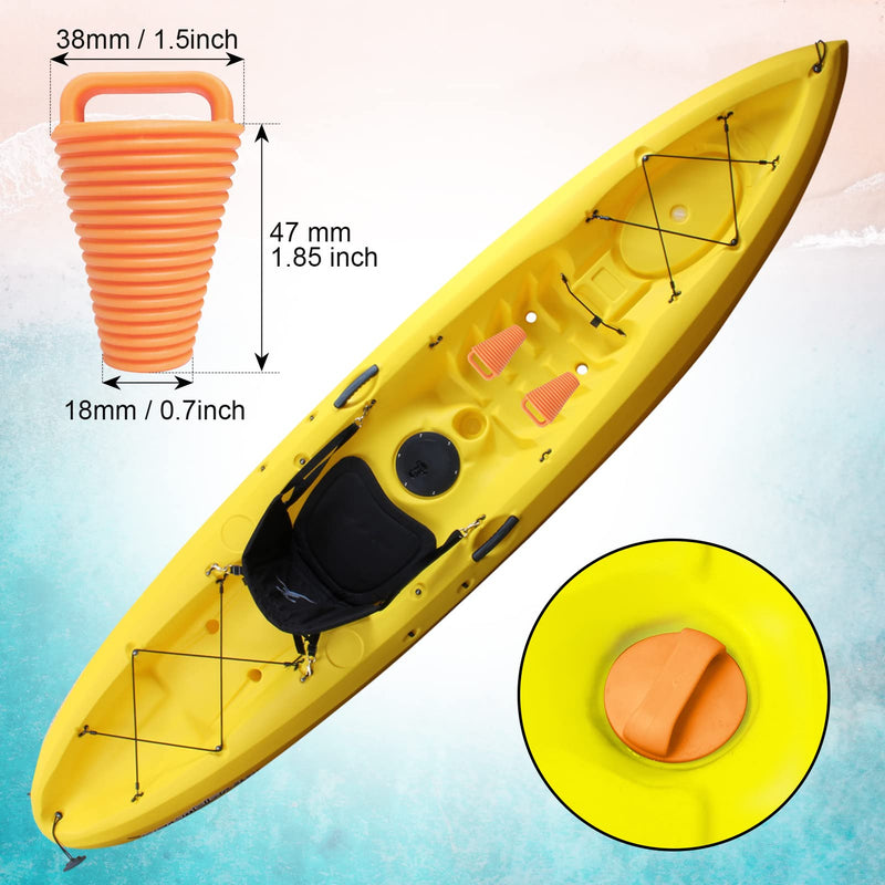 [Australia - AusPower] - CANALHOUT Kayak Scupper Plug Kit TPE Scupper Plugs Drain Holes Stopper Bung with Handle 
