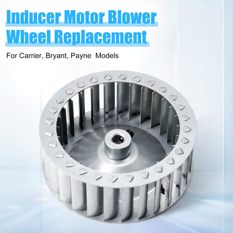 [Australia - AusPower] - LA11AA005 Draft Inducer Blower Wheel for Carrier Bryant Furnace, Inducer Motor Blower Wheel LA11AA005 for Carrier 318984-753 Draft Inducer Motor Kit 