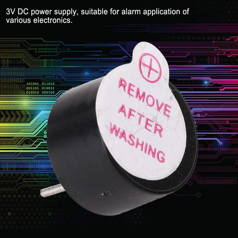 [Australia - AusPower] - 10pcs DC 3V Active Buzzer Alarm Electromagnetic Beeper Active Piezo Buzzers Alarm Industrial Sounder 9x6mm/9x5.5mm 