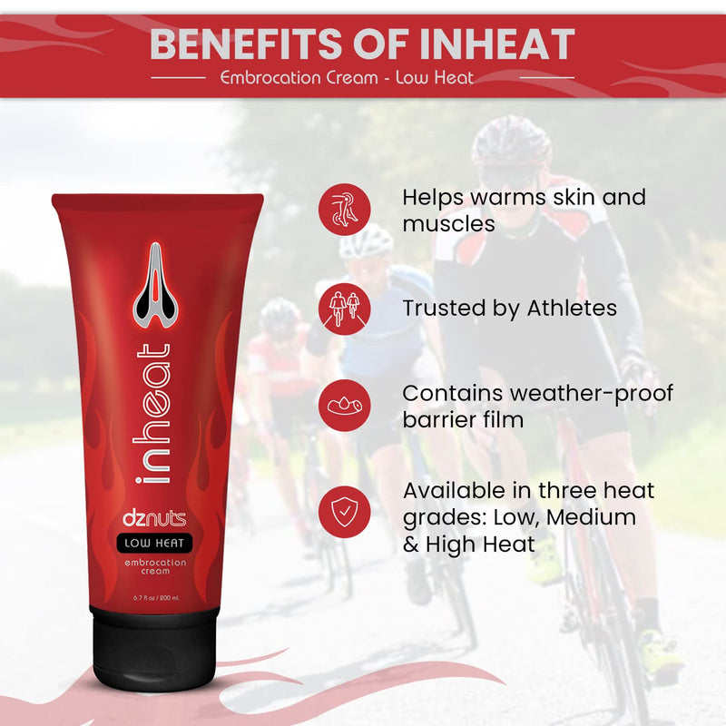 [Australia - AusPower] - dznuts InHeat Embrocation Cream, Cold Weather Chamois Cream, Low Heat, 6.7 fl. Oz, 200ml 