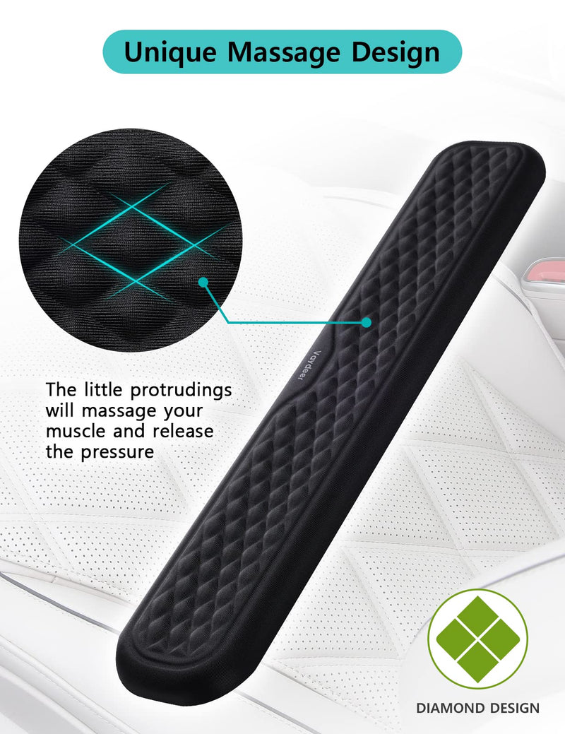 [Australia - AusPower] - VAYDEER Keyboard and Mouse Wrist Rest Pad Set Padded Memory Foam Hand Rest Support for Office, Computer, Laptop, Mac Typing and Wrist Pain Relief and Repair(Large Set) Large keyboard wrist rest + Small mouse wrist rest 