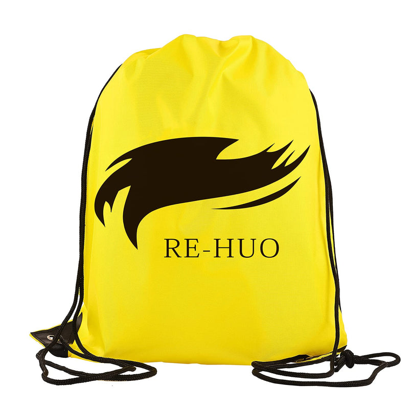 [Australia - AusPower] - RE-HUO 6 Pack Scrimmage Vests/Sport Pinnies/Soccer Bibs for Kid and Adult Yellow X-Large 