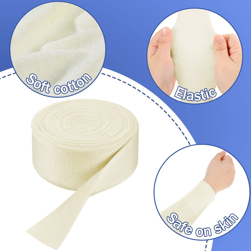 [Australia - AusPower] - Economy Cotton Stockinette Tubular Bandage Comfortable Arm Leg Knee PreWrap for Pre-Splinting or Casting Fabrication Tubular Arm Stocking Elastic Tube Bandage(2.95 Inch x 11 Yard) 2.95 Inch x 11 Yard 