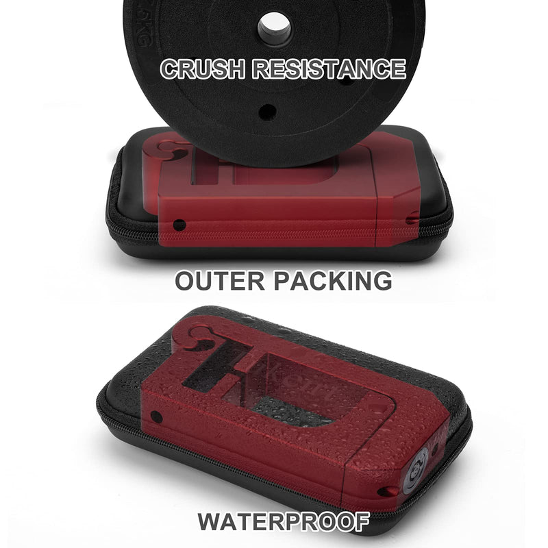 [Australia - AusPower] - Tukeirt Motorcycle Lock - Adjustable Anti Theft for Motorcycles Mopeds Motorbikes Scooters ATVs Dirt Bike Street Bike Braking the Front Wheel Use on Grip Brake Handlebar(red) Red 