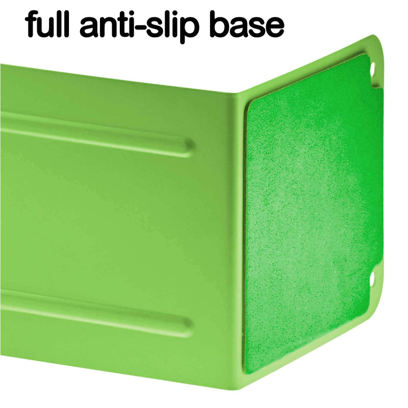 [Australia - AusPower] - Acrimet Premium Metal Bookends (Heavy Duty) (Green Citrus) (1 Pair Pack) 4" X 6.87" X 4.62" Green Citrus 