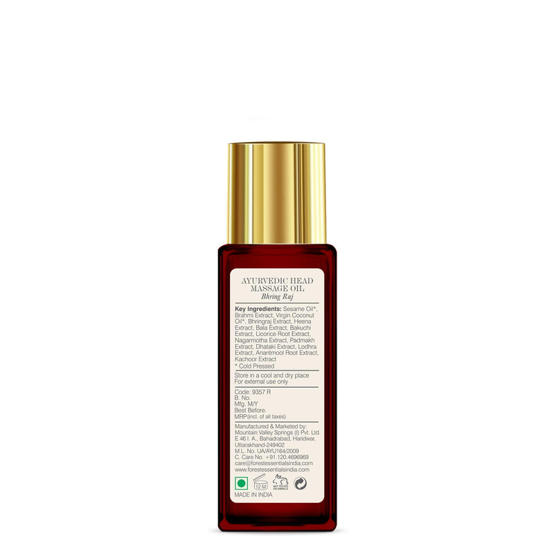 [Australia - AusPower] - Forest Essentials Ayurvedic Herb Enriched Head Massage Oil, Bhringraj, 50ml 