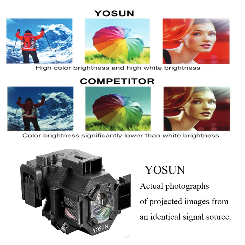 [Australia - AusPower] - YOSUN v13h010l41 Projector lamp for epson elplp41 powerLite Home Cinema s5 s6 s6+ 77c 78 ex21 ex30 ex50 ex70 eb-s62 EMP-s5 h283a h284a Replacement Projector Bulb 