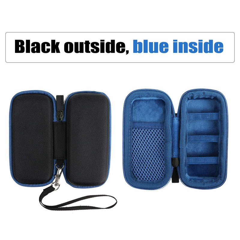 [Australia - AusPower] - co2crea Hard Travel Case Replacement for Bosch GLM 20 Compact Blaze 65' Distance Measure (Black Case + Inside Blue + Blue Zipper) 