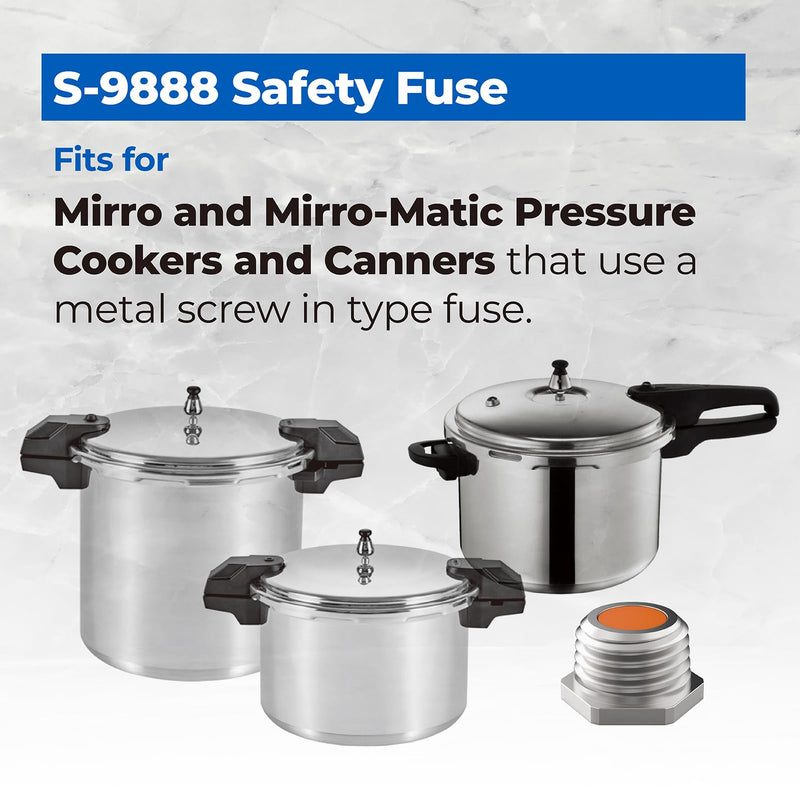 [Australia - AusPower] - ANTOBLE S-9888 Metal Safety Fuse Fits for Mirro/Mirro-Matic Pressure Cookers and Canners 
