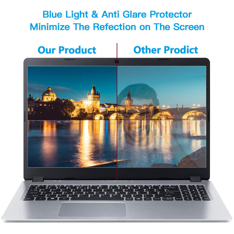 [Australia - AusPower] - 2 Pack 15.6 inch Anti Blue Light Screen Protector,Eye Protection Anti-scratch and Anti-Glare Screen Filter Film for 15.6’’ display 16:9 laptop 