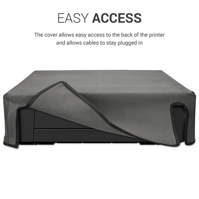 [Australia - AusPower] - kwmobile Cover Compatible with Canon Pixma G2501 / G2510 / G3501 / G3510 - Dust Cover Printer Protector - Dark Grey 