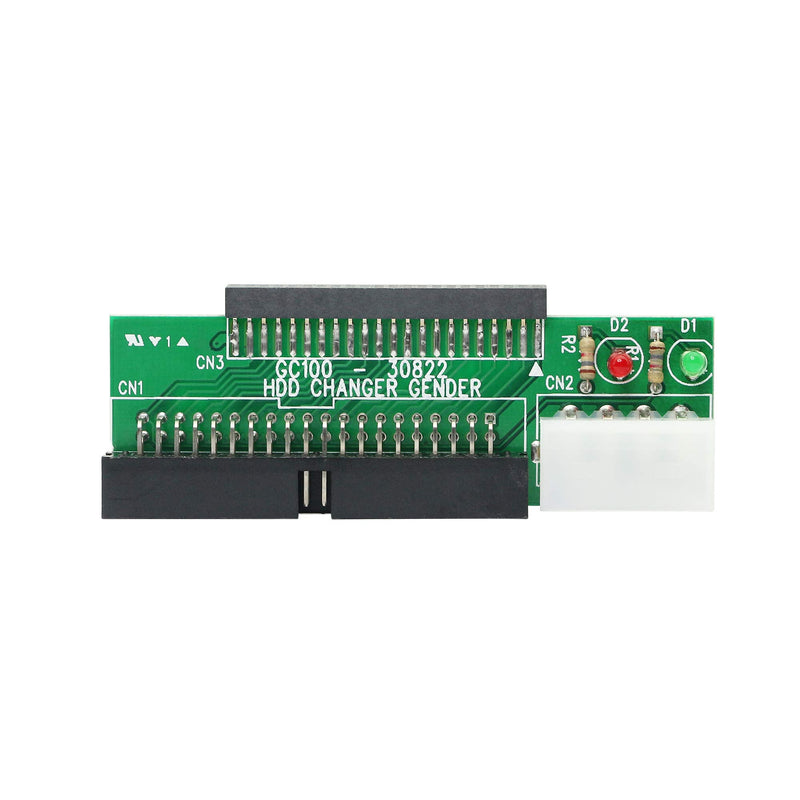 [Australia - AusPower] - SinLoon 2.5 to 3.5 IDE Adapter,2.5 Inch 44 Pin Hard Disk Drive Laptop IDE to 40 Pin 3.5 Inch Desktop PC PATA Port Converter Card Adapter(IDE 2.5 to 3.5) 