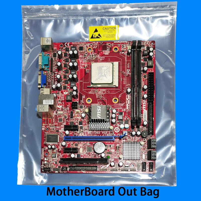 [Australia - AusPower] - Daarcin 30pcs Anti Static Resealable Large Size Bags 11x13in/28x33cm ESD Bags for Motherboard HDD and Electronic Device,Antistatic Bags for Graphics Card (30pcs 11x13/28x33cm) 30pcs 11x13in/28x33cm 