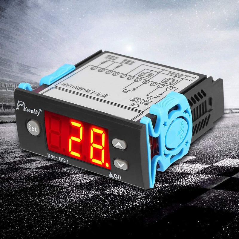 [Australia - AusPower] - Digital Sensor Temperature Controller, Differential Temperature Controller Thermostat AC220V/5A Sensor Probe for Solar Water Heater 