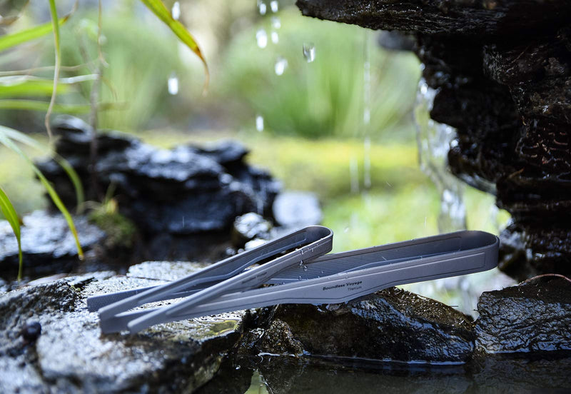 [Australia - AusPower] - Boundless Voyage 6.7/10 inches Titanium Ultralight Grill BBQ Tongs Multipurpose Tweezer for Kitchen Food Tongs Buffet Salad Steak Clip Grill Accessories Anti-scalding Ti1563A - (10 inches) 