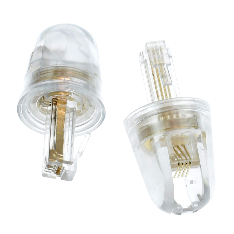 [Australia - AusPower] - Telephone Handset Phone Coil Cord Swivel Twist Top Untangle Detangler RJ11 4P4C 
