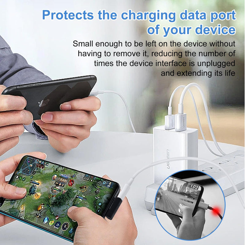 [Australia - AusPower] - YoungSelly 4 Pack USB C Adapter Connector, Supports Thunderbolt 4/3, USB4/3, PD 240W Fast Charging, 40Gb/s Data Transfer, 8K Video Output, Compatible with Most USB C Devices. (Elbow). 4 pack Elbow 