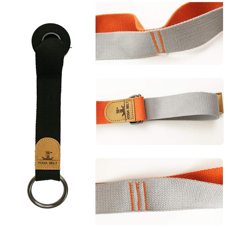 [Australia - AusPower] - tchrules Door Leg Stretcher, Door Flexibility & Stretching Leg Strap - Great for Ballet Cheer Dance Gymnastics or Any Sport Leg Stretcher Door Flexibility Trainer Premium Stretching Equipment Orange 