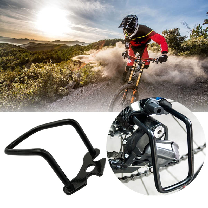 [Australia - AusPower] - ZYAMY 2pcs Adjustable Cycling Rear Derailleur Chain Protective Guard Rear Derailleur Protectors Bicycle Rear Derailleur Protection Bar Iron Protective Films for Outdoor Mountain Road Cycling Bike 