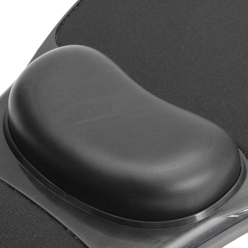 [Australia - AusPower] - SKYZONAL Home Office Computer Arm Rest Chair Armrest Mouse Pad Mat Wrist Support Black (Please Measure Chair arm Rest Size and Confirm Our Straps Size Before Ordering) 