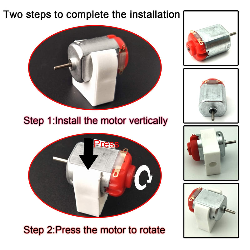 [Australia - AusPower] - 10pcs Micro 130 DC Motor Strong Magnetic Brushed Electric DC 3V -12V 25000 RPM Cars Toys Electric Motor, High Speed Torque DIY Remote Control Toy Car Hobby Motor, Metal Car Engine Motor Kit for Toys 