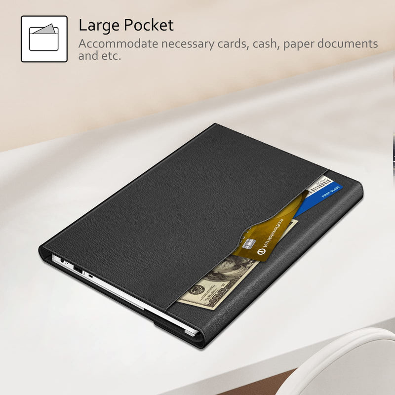 [Australia - AusPower] - Fintie Sleeve Case for 15.6" HP Pavilion 15-EGxxx 15t-eg000 / HP Pavilion 15-EHxxx 15z-eh000 Series - Premium PU Leather Protective Portfolio Book Cover, Black 