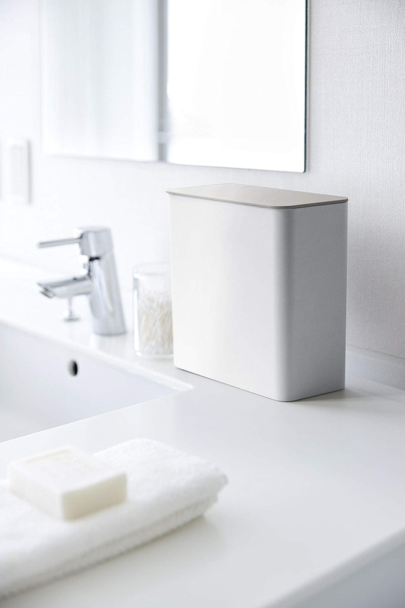 [Australia - AusPower] - Yamazaki Home Plate Magnetic Detergent Pod Container closet storage and organization systems, One Size, White 