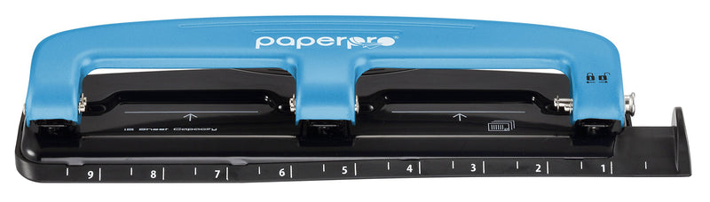 [Australia - AusPower] - PaperPro inPRESS 12 Reduced Effort 3-Hole Punch, 12 Sheets, Blue (2103) 