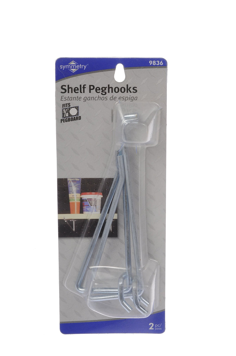[Australia - AusPower] - Dorman Hardware 4-9836 6-Inch Shelf Peghooks, Pack of 2 6" Shelf Hooks 2-Pack 