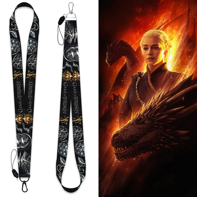 [Australia - AusPower] - Black Panther Lanyard,Mobile Phone Rope,Mobile Phone Rope Universal Neckband,Suitable for Outdoor,Hiking,Cycling,Rock Climbing,Used for Mobile Phone Case ID Document Holder,Key (red) Red 