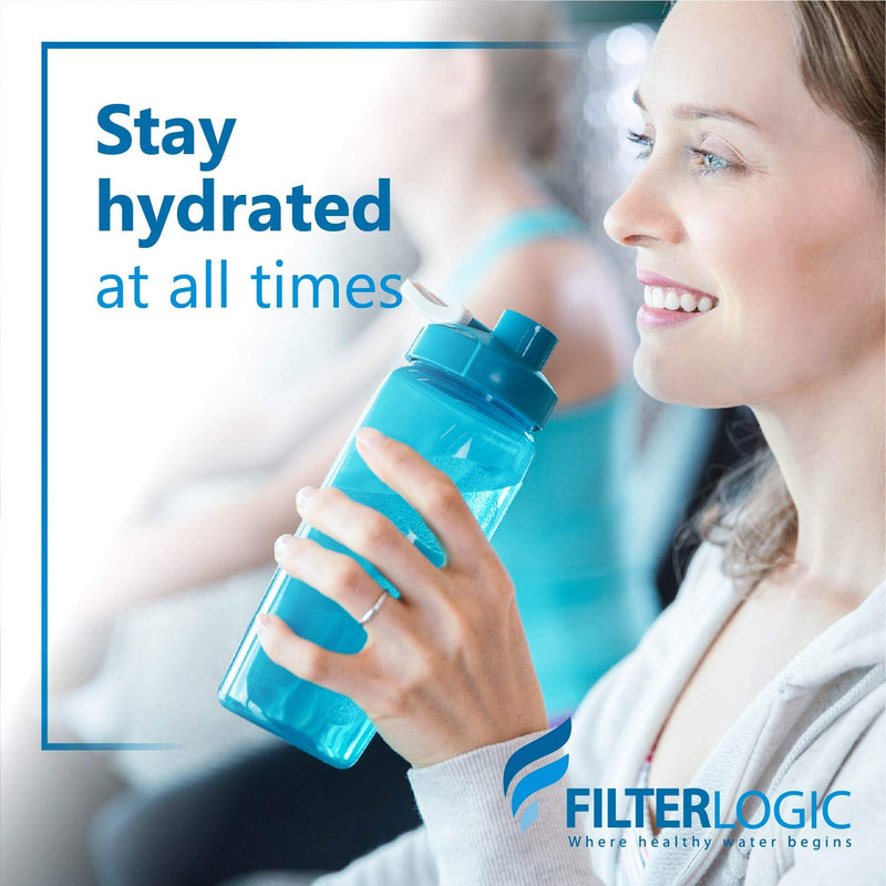 [Australia - AusPower] - FilterLogic Water Bottle Filter, Replacement for Brita BB06, Brita Hard Sided, Sport and Stainless Steel Bottle Filter, 6 Count 