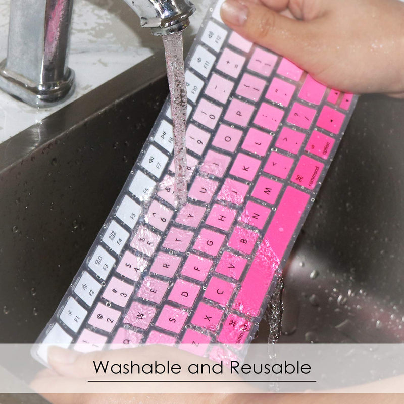 [Australia - AusPower] - Allinside Ombre Pink Cover for Apple Magic Keyboard (MLA22LL/A) with US Layout Magic Keyboard (MLA22LL/A A1644) 06 Ombre Pink 