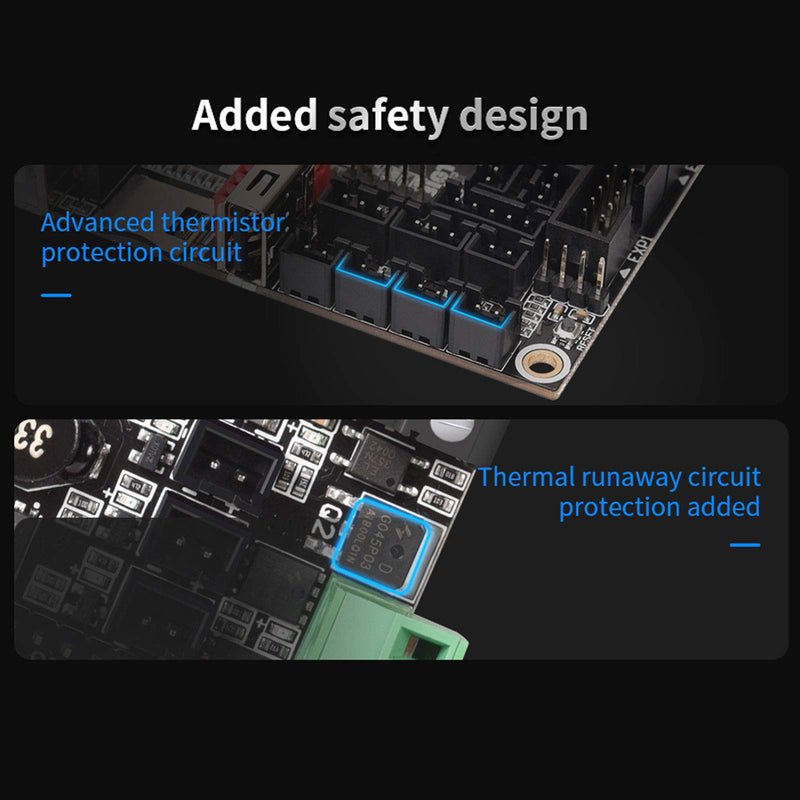 [Australia - AusPower] - BIGTREETECH SKR 2 Control Board Upgrade Silent Board for 3D Printer Based on SKR V1.4 Turbo Motherboard for BIQU B1 Compatible TMC2209,2208 Support TFT Display (Main Control Chip is STM32F429VGT6) SKR 2 (STM32F429VGT6) 