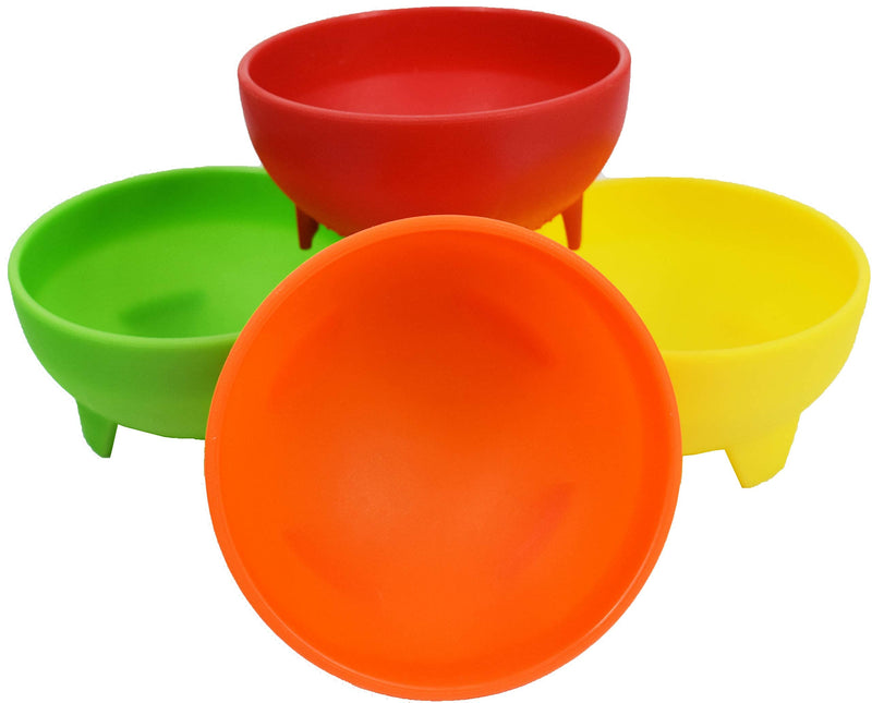 [Australia - AusPower] - Set of 8 Multi Color Black Duck Brand 4.5" Diameter, 12 oz Salsa Bowls - Serving Bowls - Dipping Bowls 