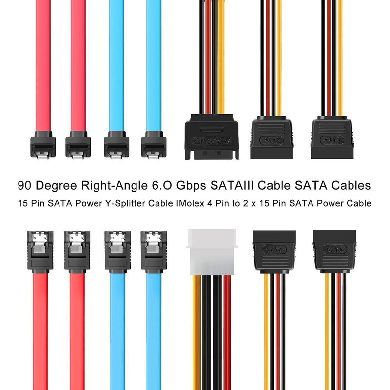 [Australia - AusPower] - Dual SSD/HDD Metal Mounting Bracket kit 2.5 to 3.5, Convert Any 2.5 inch Solid State Drive/HDD Into One 3.5 inch Drive Bay 2 x 2.5 HDD/SSD to 3.5 Metal Black 
