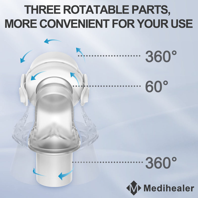[Australia - AusPower] - 2 Packs Replacement Swivel Elbow Connector Compatible with F20 and F30,Tube Quick-Release Elbow,Great-Value Supplies by Medihealer 
