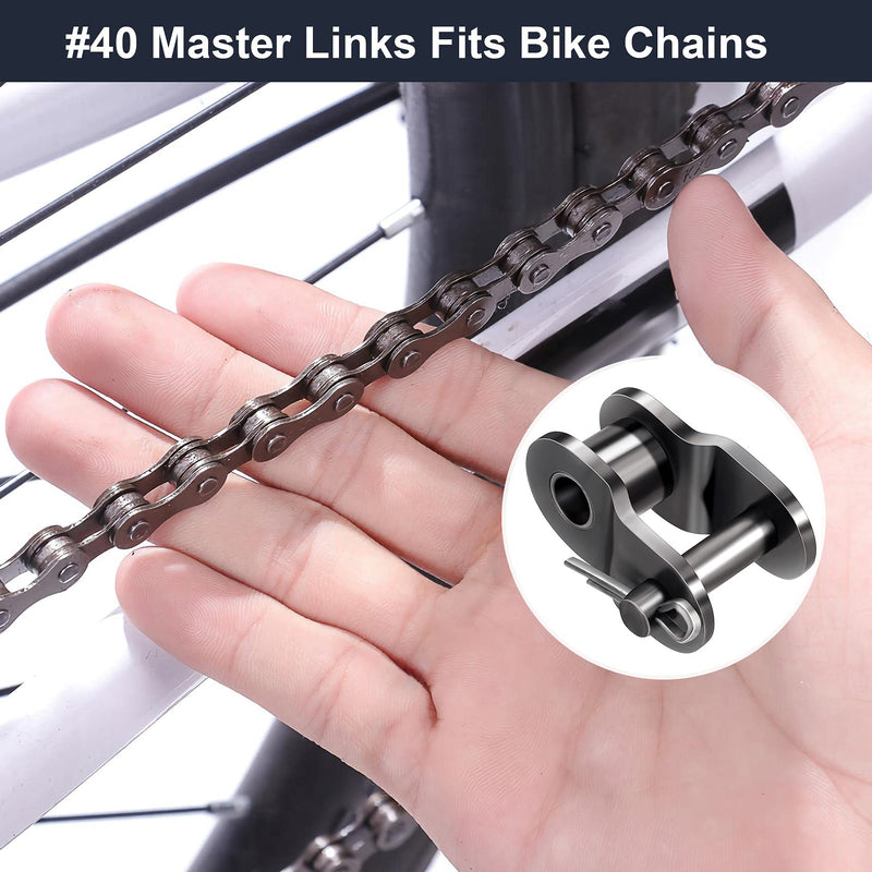 [Australia - AusPower] - OIIKI Roller Chain Offset Link #40, 8-Pack 