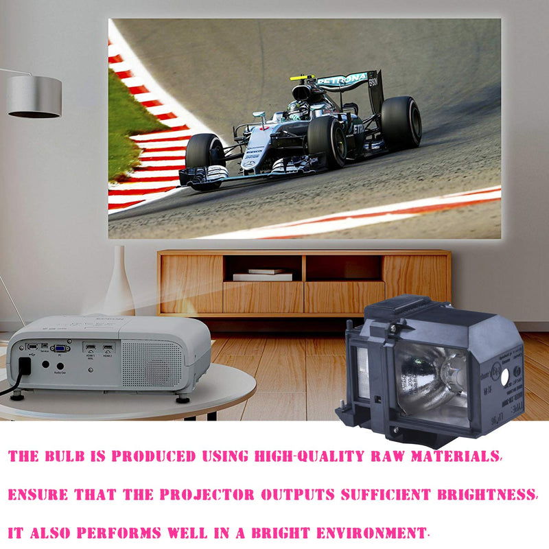 [Australia - AusPower] - for ELPLP96 V13H010L96 EPSON Vs350 Vs355 Home Cinema 2100 Home Cinema 2150 1060 660 760hd VS250 VS350 VS355 EX9210 Compatible Projector lamp with Housing by SW-LAMP 