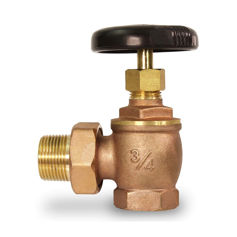 [Australia - AusPower] - Midline Valve 6I564 Steam Radiator Valve; Air Vent Temperature Control; 3/4 in. FIP x Male Union; Brass, 0.75 inch 
