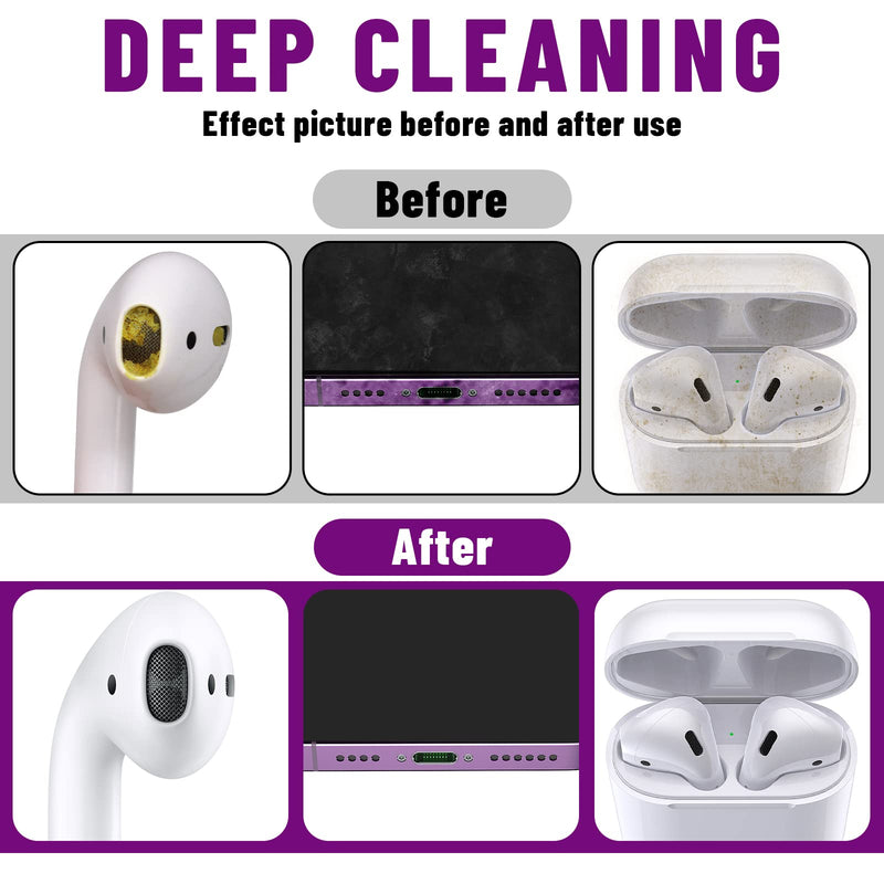 [Australia - AusPower] - Midukit Airpod Cleaner Kit, Airpods Cleaning Kit Earbud Cleaning Putty, Clean AirPods Phone Ear Wax and Dirt, Airpods Cleaner Putty with Microfiber Cleaning Cloth, Earbud Cleaning Kit with Brushes 